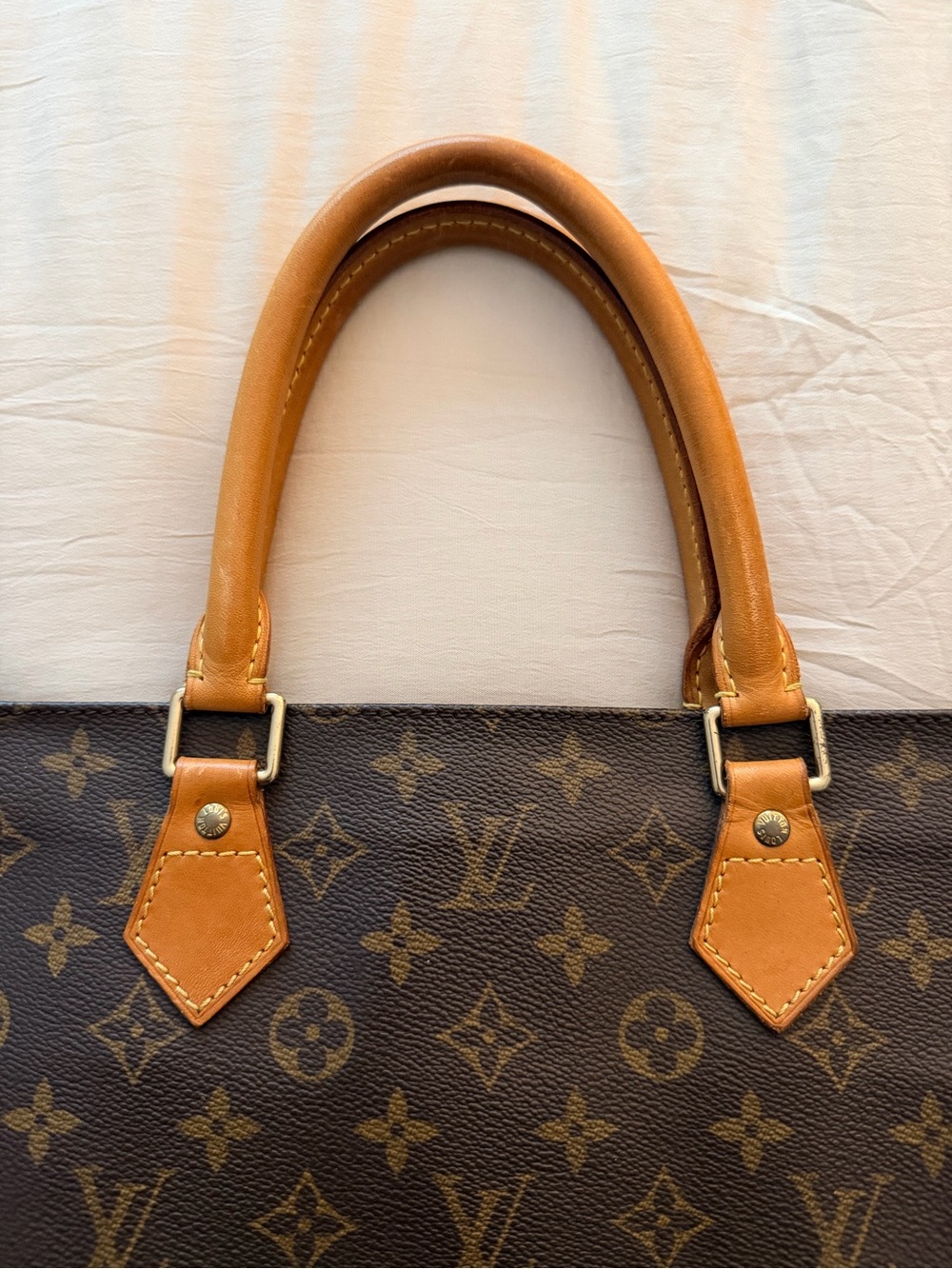 Louis Vuitton Monogram Sac Plat Tote - Picture 8 of 12